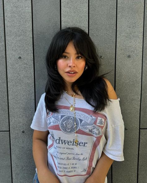 𝕸𝖎𝖘𝖘 𝕿𝖍𝖆𝖓𝖌 (@cierraramirez) • Instagram photos and videos Cierra Ramirez, New Personality, Straight Bangs, Girl Haircut, Latina Fashion, Blow Out, Hair Color And Cut, Short Natural Hair Styles, Curtain Bangs