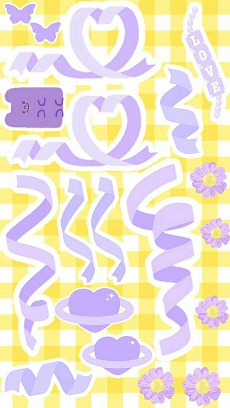 Kawaii comfetti string sticker printable Stickers For Toploader, Toploader Stickers Printable, Deco Sticker Printable, Photocard Stickers, Polco Stickers, Kpop Stickers, Sticker Printable, Printable Sticker Sheets, Kawaii Sticker