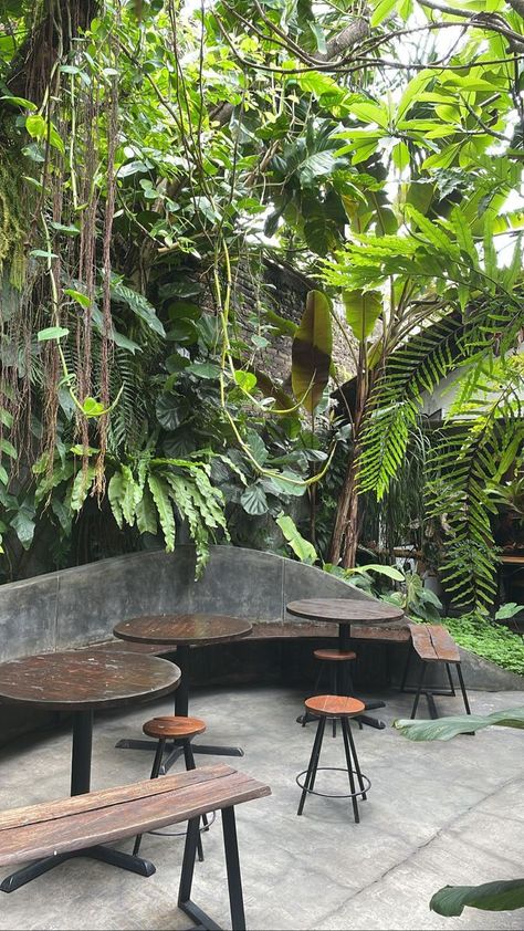 Fake Ig Story, Coffee Shop Architecture, Coffee Shop Concept, Shop Architecture, House Cafe, Design Cafe, Cafe House, Home Gardens, Tropical House