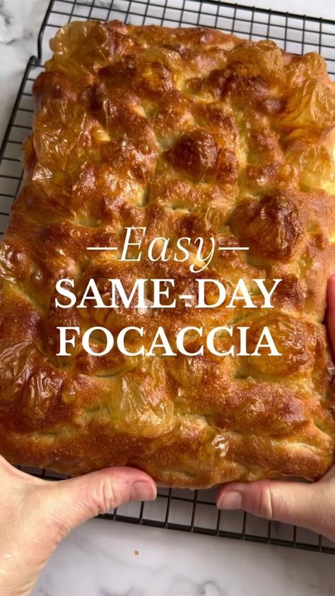 (50)Focaccia is the perfect bread to start with if you’re a bread beginner... | Focaccia Recipes | TikTok Ficashia Bread Recipe, Easy Foccacia Bread Fast, Cinnamon Focaccia Bread, Foccacia Bread Recipes Quick, Same Day Focaccia Bread, Cinnamon Focaccia, Bread Beginner, Foccacia Bread Recipes, Overnight Focaccia