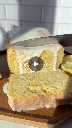 1.1K views · 137 reactions | Credit: wholesomelysophia lemon pound cake & topped with a dreamy lemon glaze! perfectly moist WHAT YOU NEED! 3 large eggs, room temperature 1/2 cup coconut oil, room temperature 1/2 cup greek yogurt 1 cup granulated sugar 2-3 tbs fresh lemon juice 2-3 tbs fresh lemon zest 1/2 tsp baking soda 1/2 tsp baking powder 11/2 cup all purpose flour For the glaze: 1 cup powdered sugar 1-2 tbs milk of choice 2 tbs fresh lemon juice TO DO’s! -cream together oil and sugar with an electric mixer until combined; then mix in eggs, coconut oil, greek yogurt, lemon juice & zest. -in a separate bowl, sift together dry ingredients; fold dry ingredients into wet mixture. -pour batter into a parchment paper lined loaf tin & bake @ 350 degrees for roughly 50 minutes. remove from ove Lemon Glaze, Lemon Pound Cake, Almond Joy, All Purpose Flour, Electric Mixer, Cake Toppings, Lemon Zest, Pound Cake, Parchment Paper