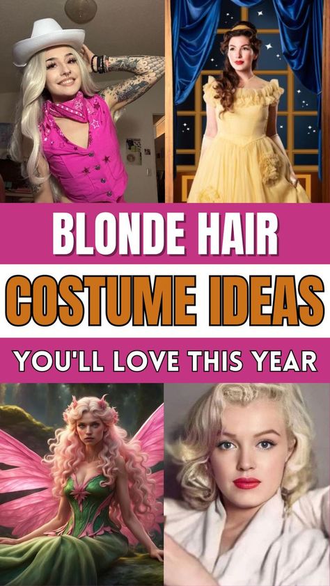 Halloween is the perfect time to showcase your blonde locks with bold and eye-catching costumes. Whether you want to embrace a classic look or try something more unique, there are countless ways to make your blonde hair stand out. In this article, we’ll explore ten stunning Halloween costume ideas that are designed to highlight your golden tresses. Blonde Hair Costumes, Artistic Makeup Ideas, Highlight Blonde Hair, Blonde Halloween, Blonde Halloween Costumes, Highlight Blonde, Blonde Hair With Highlights, Halloween Hair, Halloween Costume Ideas