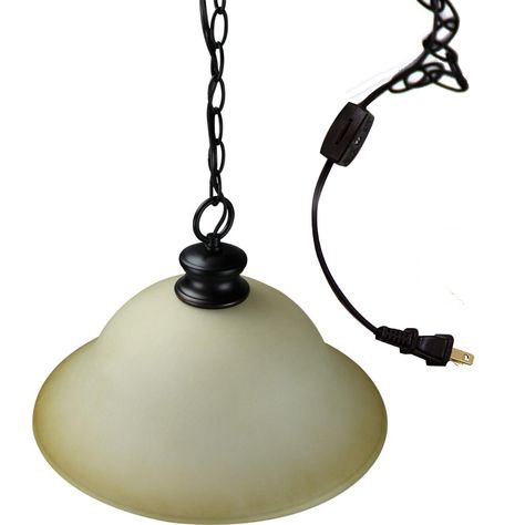 Free 2-day shipping. Buy Plug In Swag Pendant Light Oil Rubbed Bronze Glass Shade at Walmart.com Swag Pendant Light, Amber Oil, Toggle Bolts, Lamp Kit, Swag Lamp, Swag Light, Bell Pendant, Lantern Pendant, Tiffany Style