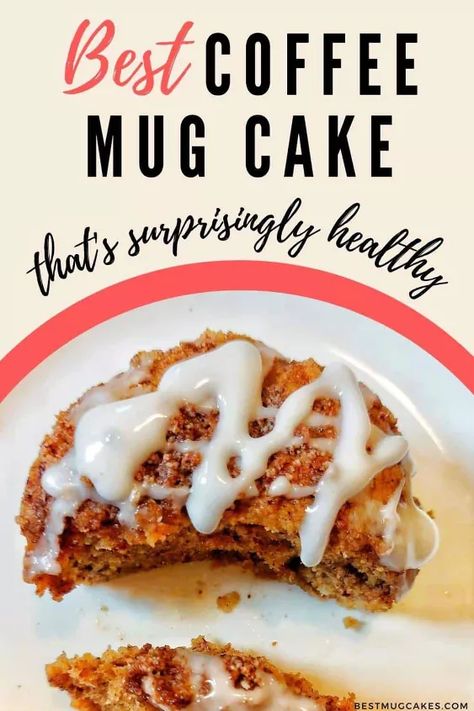 Simple Mug Cake Recipe, Coffee Cake In A Mug, Coffee Mug Cake, Coffe Mug Cake, Keto Mug Bread, Cake With Coffee, Mug Cake Healthy, Cake In A Mug, Peanut Butter Mug Cakes