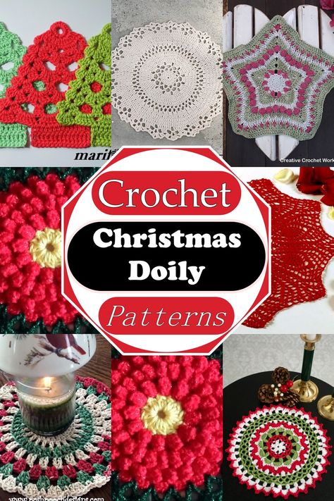 10 Crochet Christmas Doily Patterns For Wall Decor Crochet Christmas Doily Pattern, Free Crochet Christmas Doily Patterns, How To Crochet Doilies For Beginners, Christmas Crochet Doily Patterns Free, Christmas Doily Patterns Free, Crochet Christmas Doily Free Pattern, Crochet Christmas Doilies Free Pattern, Christmas Doilies Patterns Free, Christmas Crochet Doily