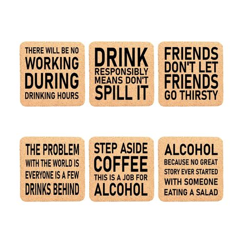 Drinking Sayings, Coasters Tile, Funny Coasters, Friends Drinks, Beer Bottle Caps, Beer Bottle Cap, Laser Engraved Ideas, Drinking Quotes, Wood Burning Crafts