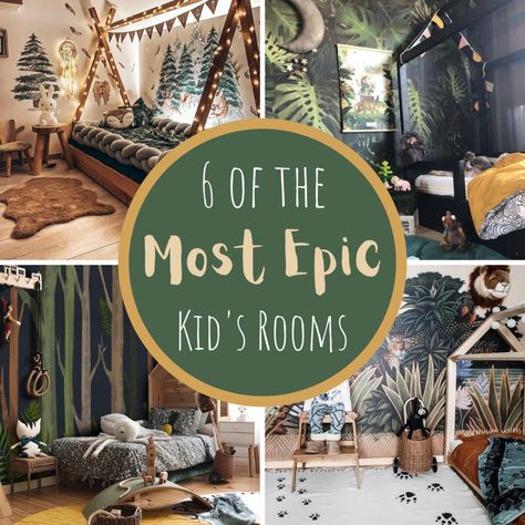 Toddler Boys Bedroom Themes, Boys Jungle Bedroom, Jungle Boys Room, Jungle Bedroom Kids, Jungle Bedroom Theme, Jungle Bedroom Decor, Jungle Theme Rooms, Kids Jungle Room, Boys Room Mural