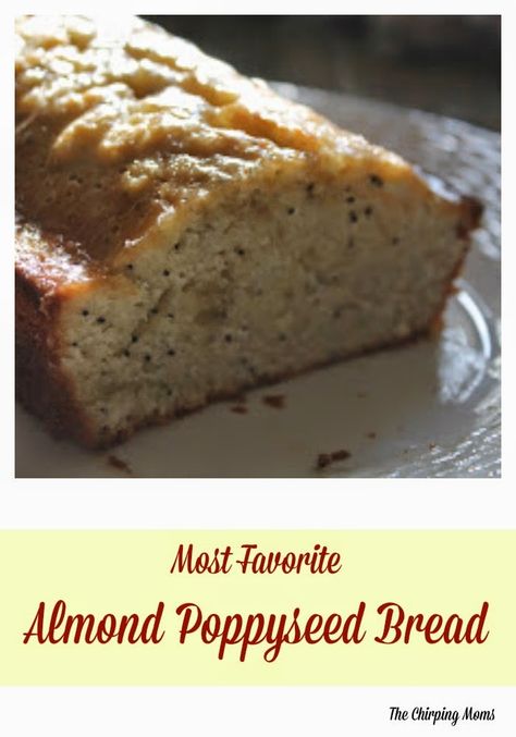 Almond Poppyseed Bread, Almond Poppy Seed Bread, Almond Poppyseed, Poppyseed Bread, Poppy Seed Bread, Almond Bread, Tea Bread, Seed Bread, Bread Recipes Sweet