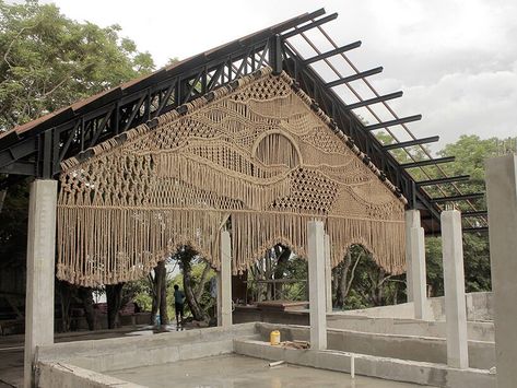 Jimbaran Bali, Coastal Birds, Seaside Art, Colossal Art, House By The Sea, Jimbaran, Modern Macrame, Macrame Art, Local Design