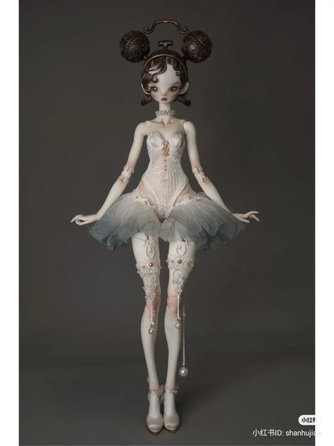 Porcelain Doll Dnd Character, Porcelain Bjd Doll, Porcelain Character Design, Doll Character Design, Ballet Character, Doll Oc, Doll Poses, Bjd Outfits, Ballet Outfit