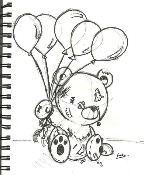 Ripped Teddy Bear, Stuffed Animal Drawing, Creepy Sketch, Teddy Drawing, Teddy Bear Sketch, Teddy Bear Tattoo, Teddy Bear Drawing, Bear Sketch, Inspo Art