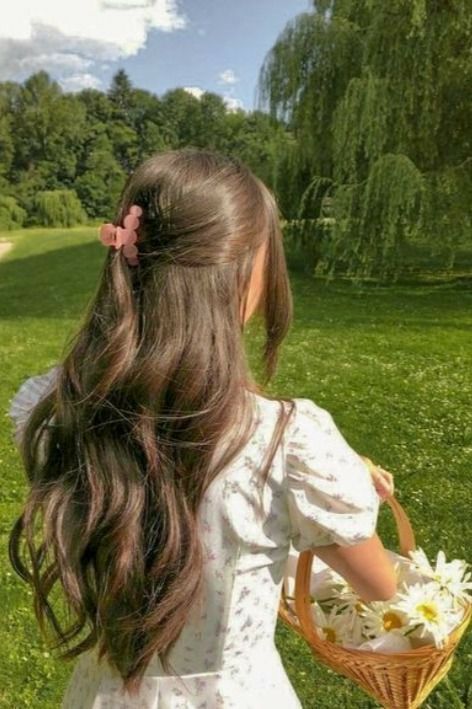 The Grass, Brown Hair, Long Hair, Right Now, The Story, Flowers, Hair