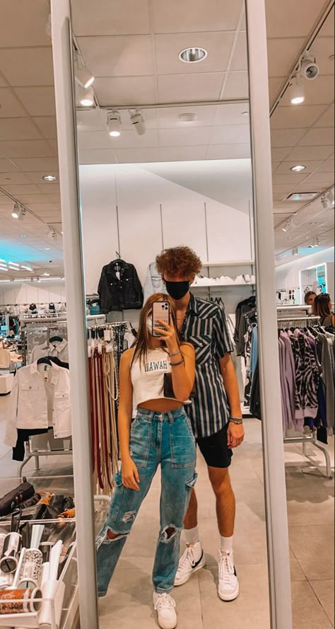 couple goals, couple poses, couple pics, couple pic inspo, couple pictures, boyfriend and girlfriend, mirror pic inspo, shopping, pic inspo 🦢💅🤍 Pictures Boyfriend And Girlfriend, Shopping Pictures, Boyfriend Instagram, Goals Couple, Mirror Photography, Instagram Couples, Poses Couple, Boyfriend And Girlfriend, Couple Pic