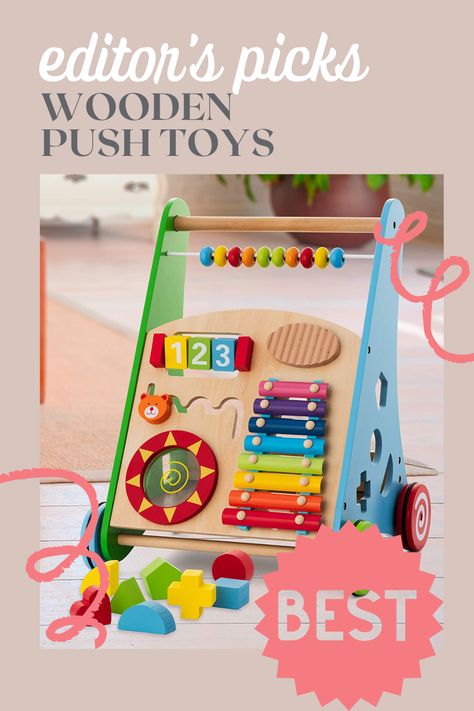 Great Wooden Toys Wooden Push Toys, Pull Toys, Gifts For Babies, Wooden Wagon, Toys For Babies, Push Toys, Wooden Dog, Pull Toy, Activity Centers