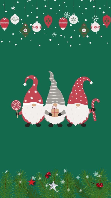 Christmas Gnome Background, Gnome Christmas Iphone Wallpaper, Christmas Gnomes Wallpaper Iphone, Christmas Screen Savers Wallpapers, Christmas Gnome Wallpaper, Christmas Nomes, Christmas Wallpaper Cute, Halloween Live Wallpaper, Gnome Wallpaper