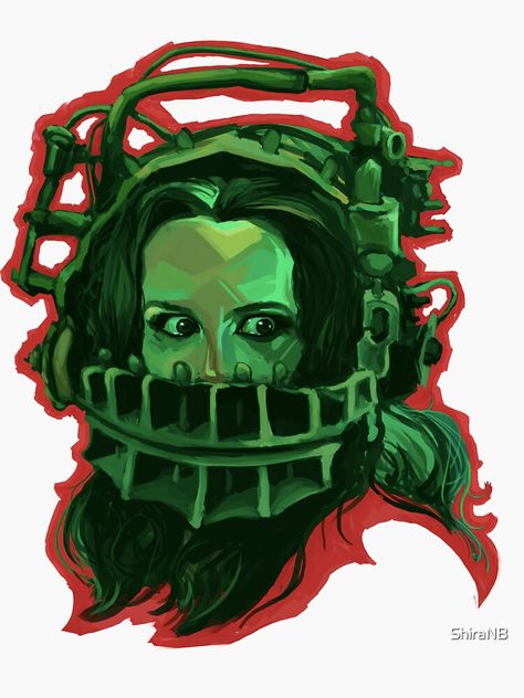 "Amanda Young Reverse Bear Trap" Sticker for Sale by ShiraNB Amanda Reverse Bear Trap, Reverse Bear Trap, Saw Traps, Trap Art, Bear Trap, Amanda Young, Poster Stickers, Book Cover Design, Cricut Ideas