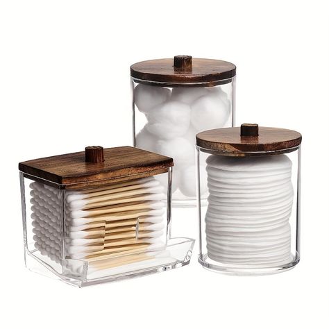 Faster shipping. Better service Apothecary Containers, Bathroom Dispensers, Bathroom Jars, Bathroom Canisters, Bathroom Containers, Bathroom Vanity Storage, Makeup Organization Vanity, Can Storage, Vanity Storage