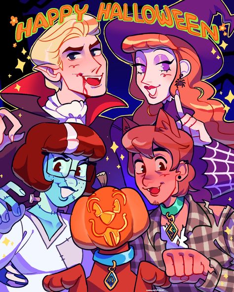 “happy halloween!! #ScoobyDoo” Scooby Doo Pictures, Scooby Doo Mystery Inc, New Scooby Doo, Scooby Doo Mystery Incorporated, Scooby Doo Images, Scooby Doo Mystery, Cartoon Shows, Scooby Doo, Pretty Art