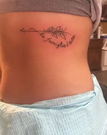 Top 15 Italian Tattoo Designs And Pictures | Styles At Life Family In Italian Tattoo, Italian Family Tattoo Ideas, Sicilian Tattoos For Women, Tattoos In Italian Meaningful, Italian Family Tattoo, Tattoo Ideas Italy, Tattoo Quotes Italian, Italian Inspired Tattoos, Italian Tattoos For Women