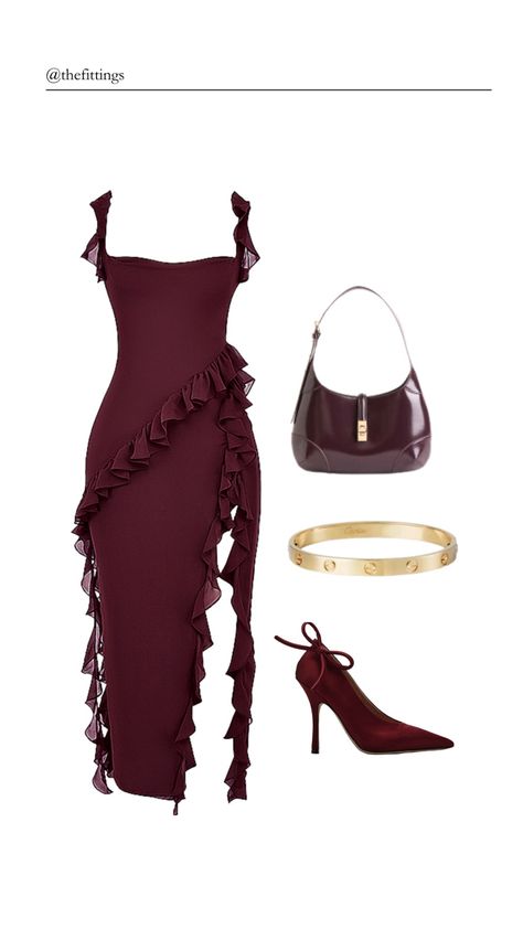 dressy datw night fall red outfit inspo Date Night Outfit Dressy, Girls Night Out Outfit, Fall Night, Girls Night Out Outfits, Cocktail Outfit, Red Fall, Night Out Outfit, Clothing Websites, Red Outfit