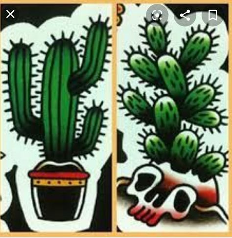 Traditional Tattoo Prints, Trad Tattoos, Mexican Tattoo, Neo Tattoo, Cactus Tattoo, Tattoo Filler, Tattoo Themes, Tattoo Old School, American Tattoos