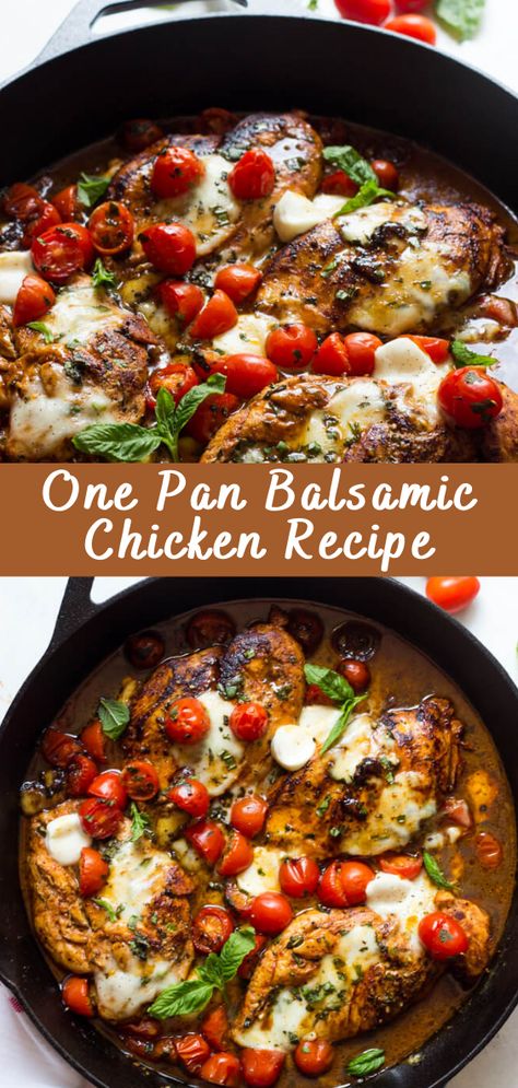 One Pan Balsamic Chicken Recipe: A Flavorful Delight Introduction When it comes to a quick and satisfying dinner, nothing beats a one-pan meal. And if you’re looking to elevate your weeknight dinner game, this One Pan Balsamic Chicken recipe is the way to go. It’s a delightful combination of tender chicken, colorful vegetables, and a […] The post One Pan Balsamic Chicken Recipe a... One Pan Balsamic Chicken, Sheet Pan Dinners Recipes, Resep Diet, Balsamic Chicken, Health Dinner, Recipe Chicken, Health Dinner Recipes, Chicken Dishes Recipes, Mediterranean Diet Recipes