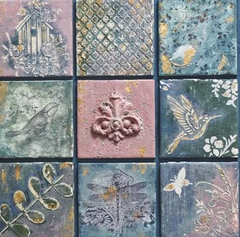 Funky Tiles, Widget Wallpaper Ideas, Cool Tiles, Memory Blocks, Pretty Tiles, Art Deco Tiles, Cover Ideas, Tile Art, Piece Of Me