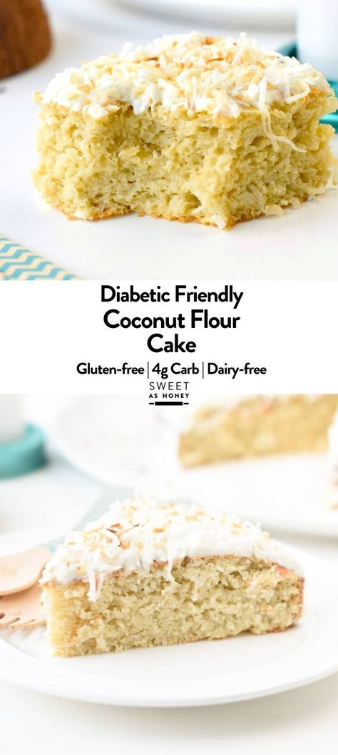 This Gluten-Free Coconut Cake is a moist coconut flour cake perfect for any occasion.Plus, this gluten-free coconut flour cake is also keto-friendly and dairy-free, so keep reading to learn more. Gluten Free Dairy Free Coconut Cake, Coconut Cake Dairy Free, Keto Coconut Flour Cake, Healthy Coconut Cake, Coconut Oil Dessert, Keto Coconut Cake, Coconut Flour Desserts, Coconut Flour Cake, Cake With Coconut Flour