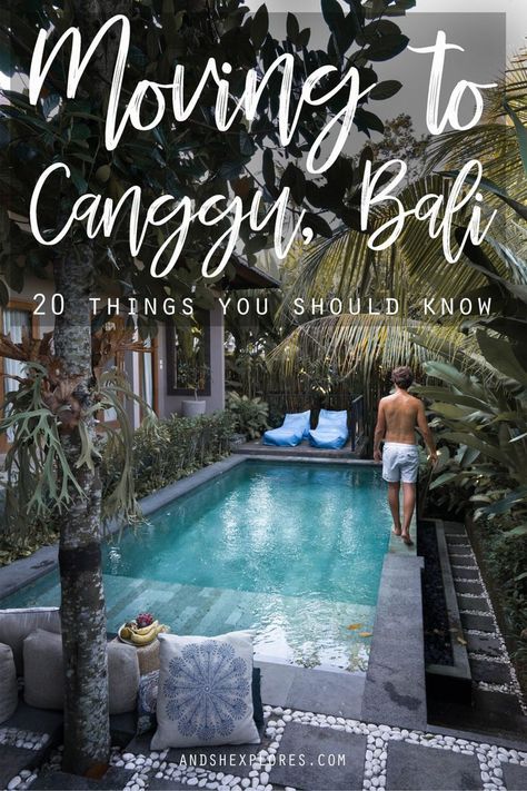 If you're thinking about relocating to Bali or are already packing your bags to move to Canggu, make sure to go through this list before you go. Useful tips, you won't find anywhere else and it will save you tons of time and trouble! Thank us later! #indonesia #bali "baliliving #privatevilla #livinginasia #digitalnomad #livingabroad #asia #living #canggu #relocating #abroad #expat Living In Bali Life, Moving To Bali, Bali Living, Bali Life, Nomad Travel, Travel Bali, Live Abroad, Nomad Life, Bali Vacation