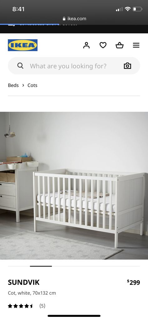 Ikea Sundvik, Ikea Crib, Baby Planning, Linen Bedding, Cribs, Mattress, New Homes, Nursery, Lake