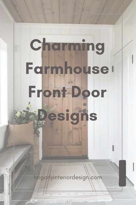 Discover amazing farmhouse front door designs that enhance curb appeal and create a warm welcome. This pin highlights trendy styles and decorations you can use for your home entrance. Farmhouse Double Front Door Entrance, Front Door Decor Inspiration, Rustic Front Door Ideas, Farmhouse Front Door Ideas, Farmhouse Front Doors, Front Door Designs, Dining Room Colour Schemes, Front Door Ideas, Rustic Front Door