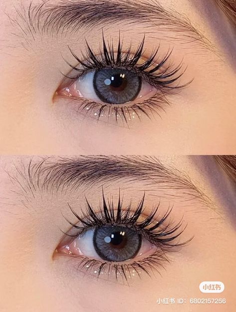 Manga Eyelashes, Natural Long Eyelashes, Lash Extensions Makeup, Girly Makeup, Eyelash Extensions Styles, Perfect Eyelashes, Pretty Lashes, Natural Eyelash Extensions, Beautiful Eyelashes