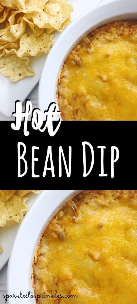 Healthy Bean Dip, Hot Bean Dip, Superbowl Snack, Warm Bean Dip, Gameday Appetizers, Refried Bean Dip, Refried Bean, Canning Refried Beans, Bean Dip Recipes