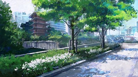 Anime Background Outside, Anime Scene Background, Gacha Background, Anime Landscape, Background Anime, Anime House, Anime Places, Anime City, Fantasy Background