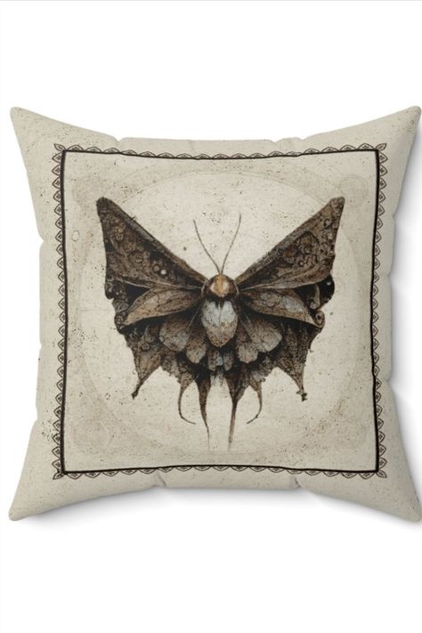 Those amazing pillows are perfect for your Dark Academia or Goblincore decor! Made of Spun Polyester, they are easy to care and wash. Pillow insert included.
Steampunk Moths are moody and fascinating. A choice of 4 designs to choose from. Dark Academia Room Ideas, Dark Academia Home Decor, Goblincore Decor, Dark Academia Home, Dark Academia Room, Academia Room, Dark Academia Cottagecore, Academia Decor, Dark Academia Decor