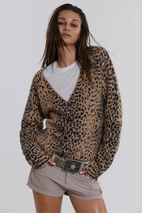 New Arrivals Womenswear | Jaded London – Page 4 Button Down Sweater, Leopard Cardigan, Winter Outwear, Leopard Print Cardigan, Leopard Sweater, Sweater Season, Cardigan Casual, Cute Cardigans, Jaded London