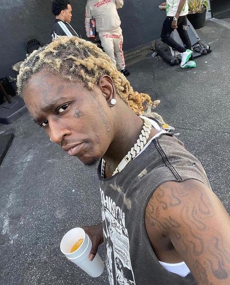 Young Thug on Instagram: “Made me some millions it came with a name, Most of these b*tches are really the same 🥱🤮” Young Thug Instagram, Young Thug, Rappers, Dreadlocks, Instagram Photos, On Instagram, Pins, Instagram