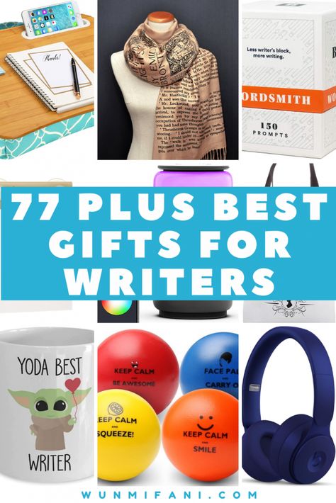 77 Plus Best Gifts for Writers Keep Calm And Smile, Gifts For Writers, Author Gifts, Bathtub Caddy, Kindle Reader, Book Subscription, Writer Gifts, Clever Quotes, Subscription Gifts