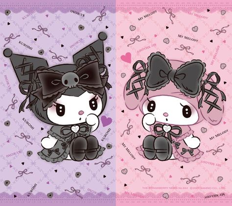 My Melody, Cartoon Characters, Pink, Black