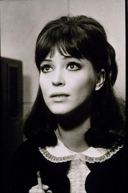 Anna Carina, Celebrity Prints, Pictures Of Anna, Anna Karina, Francoise Hardy, French Actress, Loose Hairstyles, French Girl, Her Style