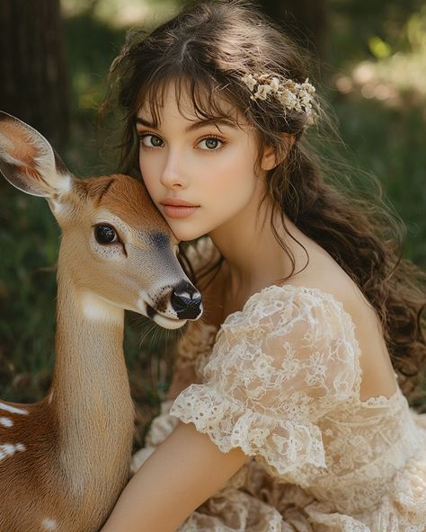 Hello deer! 🦌⁠ Lets go for a walk in the woods and see what animals we can get to take a picture with us! 🌳⁠ ⁠ ⁠ ⁠ #aiart #aiportrait #aiportraitphotography #aiphotography #portrait #photography #animal #deer #cottagecore #forest #cottagecoreaesthetic #nature Deer Moodboard, Fae Photoshoot, Doe Aesthetic, Deer Cottagecore, Cottagecore Photography, Female Deer, Cottagecore Forest, Ethereal Photography, Deer Photography