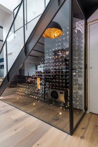 Cave A Vin, Wine Cellar Design, Cellar Design, Google Lens, Wine Room, Wine Cellar, Bar Design, Creative Design, Room Divider