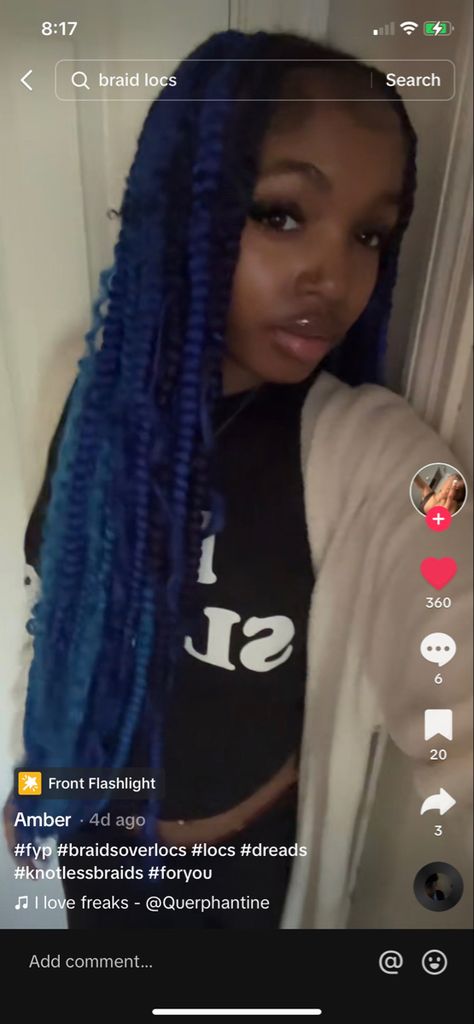 black girl hair inspo Blue Goddess Braids, Blue Braids For Black Women, Blue Box Braids, Blue Braids, Blue Goddess, Goddess Box Braids, Girl Braids, Braids For Black Women, Goddess Braids