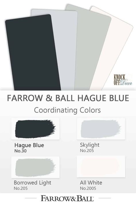 Farrow And Ball Hague Blue Colour Scheme, Hague Blue Complimentary Colours, Hague Blue Farrow And Ball, Hague Blue Kitchen, Farrow And Ball Hague Blue, Farrow Ball Hague Blue, Snug Lounge, Lake House Paint Colors, Blue And Cream Bedroom