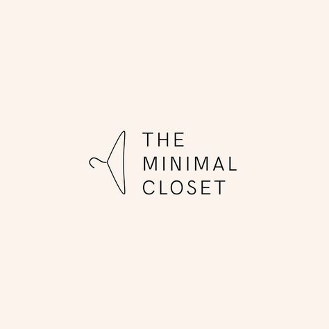 The Minimal Closet | Logo Design by Studio TKFV — branding, logo design, brand identity, brand … | Identity design logo, Clothing brand logos, Fashion logo branding Closet Logo Design, Desain Merek, Closet Logo, Minimal Closet, Clothing Logo Design, Diy Tumblr, Clothing Brand Logos, Fashion Logo Branding, Closet Sale