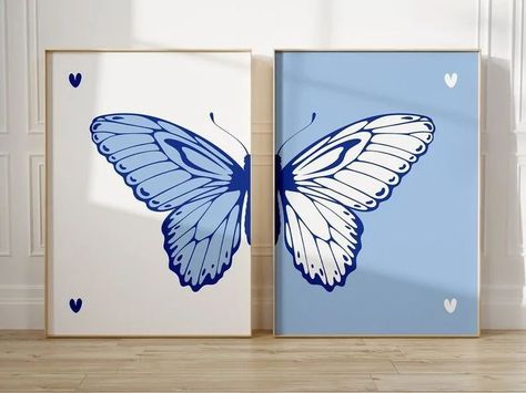 Double Trouble ❤🦋 | Double your happiness with our matchy photo frame bundle! Discounted price! #yourpage #yourpagestudio #customizedproducts #photoframes #butterfly #giftideas #giftshop #giftboxsrilanka #giftforher #wallart Cowgirl Dorm Room, Blue Pink Aesthetic, Room Decor Funky, Dorm Room Wall Decor, Apartment Wall Art, Girly Frame, Retro Artwork, Water Drink, Girly Wall Art