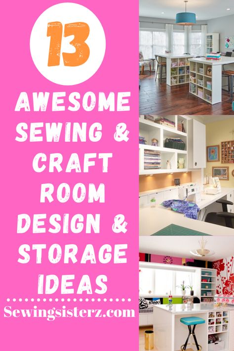 Sewing and craft room design ideas to inspire you. Sewing Shed Craft Rooms, Sewing And Craft Room, Home Office Design Inspiration, Home Craft Room, Sewing Craft Room, Sewing Shed, Office Design Inspiration, Diy Projects To Sell, Craft Room Design