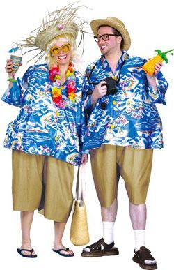 Tacky Tourist Outfit, Tourist Halloween Costume, Tacky Tourist, Tourist Outfit, Funny Costumes, Fun World, Designer Jumpsuits, Funny Halloween Costumes, Cool Halloween Costumes