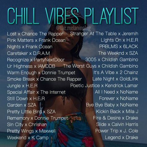 Chill music to listen to at any time  Relax your mind with some smooth R&B & Rap Chill R&b Playlist, R B Music, Music To Listen To, Lit Playlists, Baddie Playlist, Rap Music Playlist, Road Trip Playlist, Summer Songs Playlist, Rap Playlist