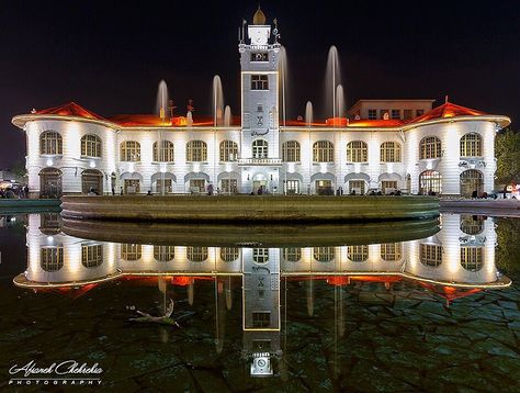 Rasht, Iran Rasht Iran, Urban Buildings, Iran Tourism, Hotel Tour, Big Cat Tattoo, Beautiful Iran, Persian Architecture, Iran Travel, Lovely Places